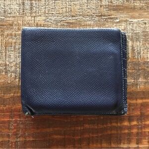 Authentic Hermes Leather Bifold Wallet AS IS